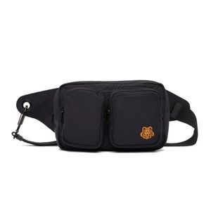 KENZO Black Tiger Crest Belt Bag